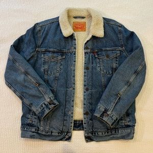 Sherpa Denim Jacket - LEVI’s Large